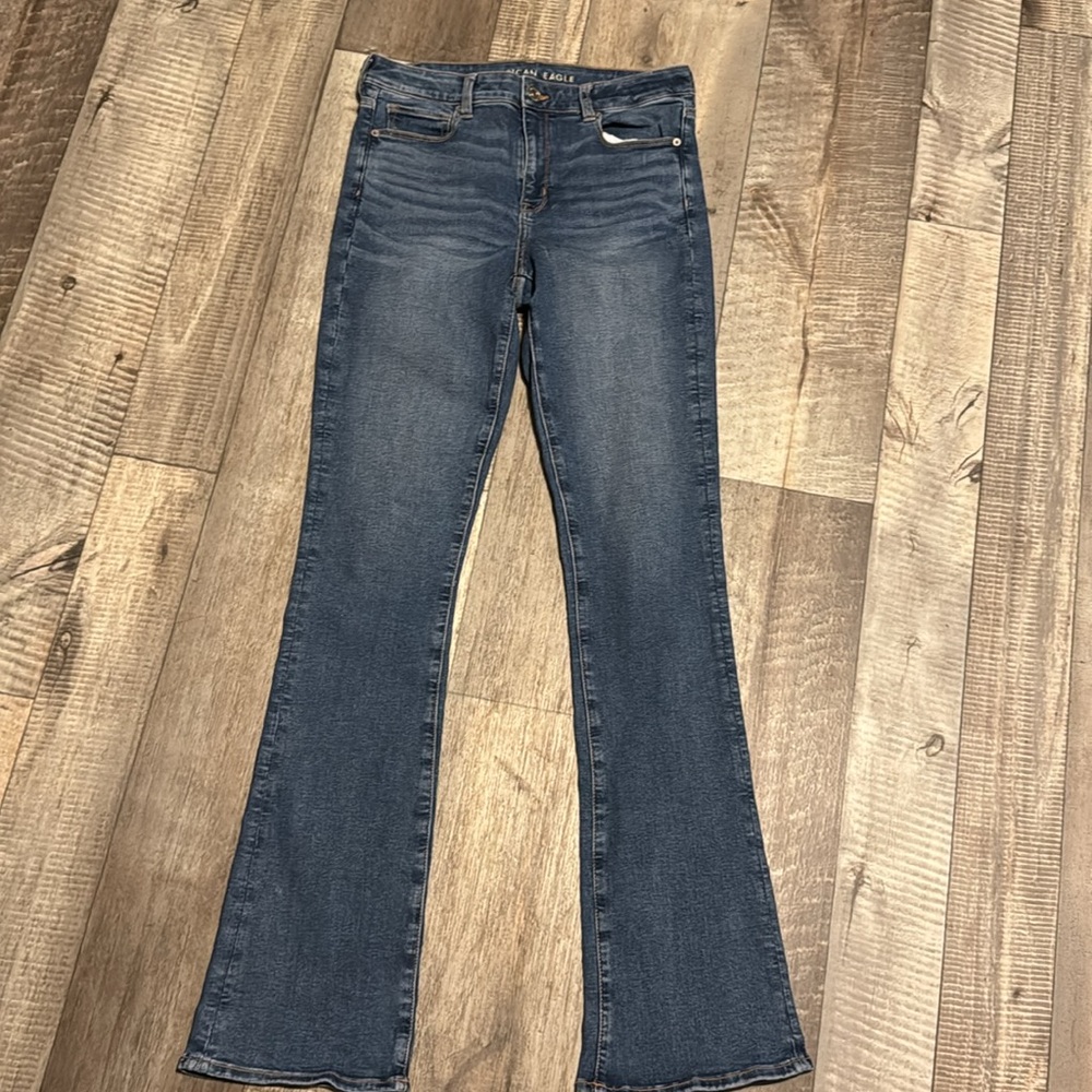 AMERICAN EAGLE Jeans-size 10 XLong - Picture 12 of 13